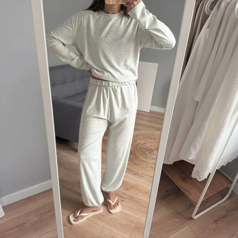 Zara Fall Casual Sweatshirt and Jogger Pants Set